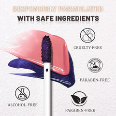 Kaely Lip Stain Long-Wear Color provides waterproof, transfer-resistant finish