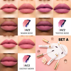 Kaely Lip Stain Peel-Off Masque during drying stage showing quick set