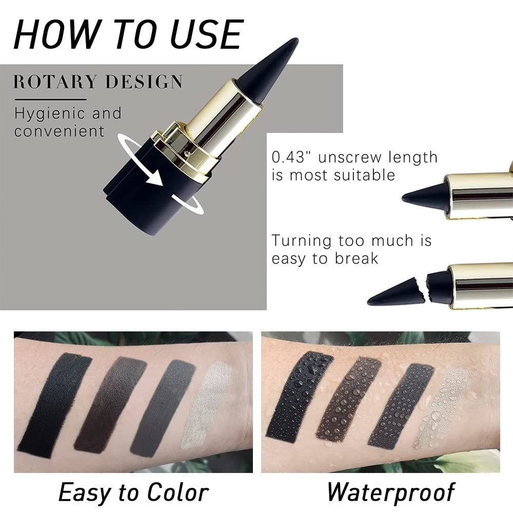 Smoky eye look created with Kaely gel eyeliner for depth and definition