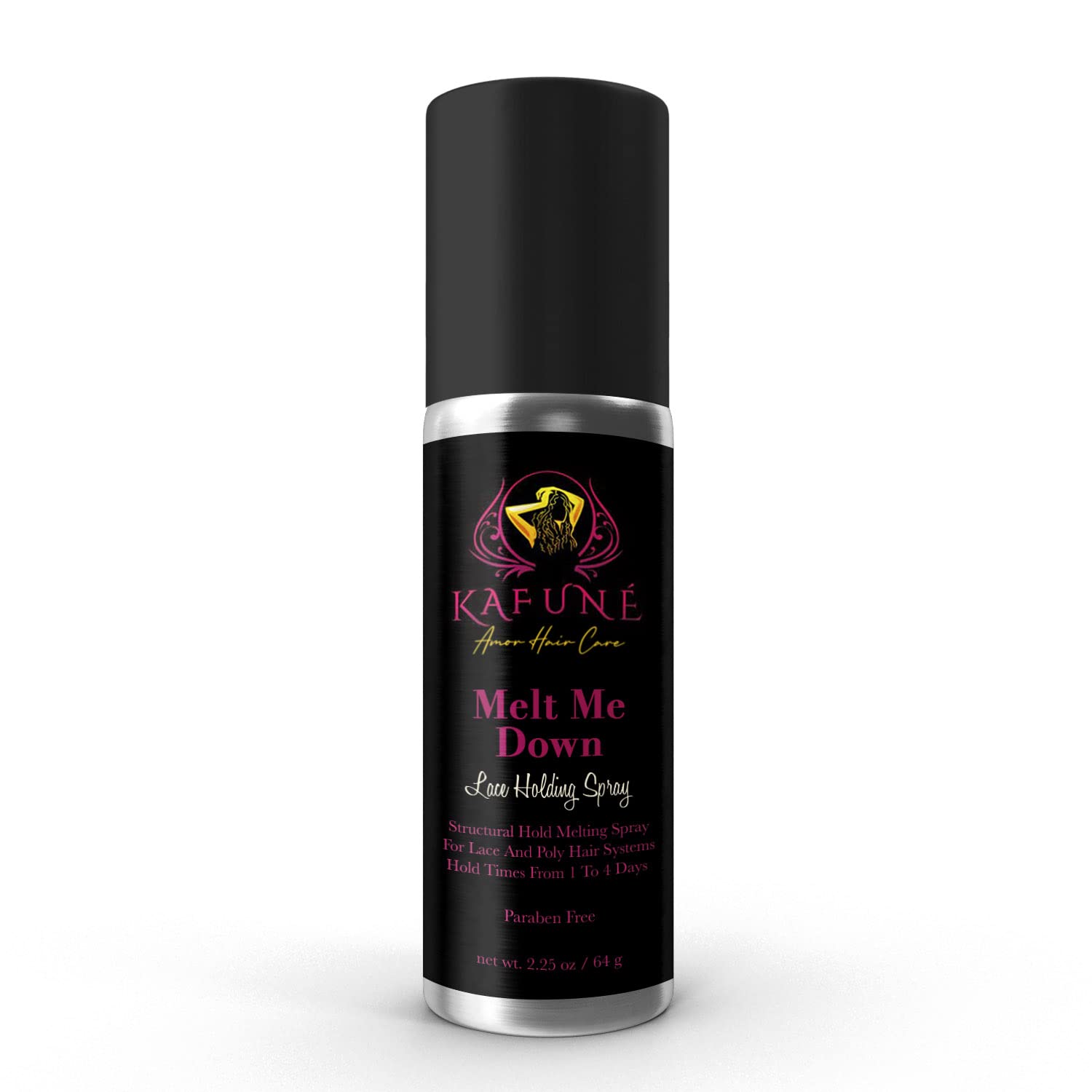 Kafune Amor Hair Melt Me Down application near the lace line for front-hairline hold.