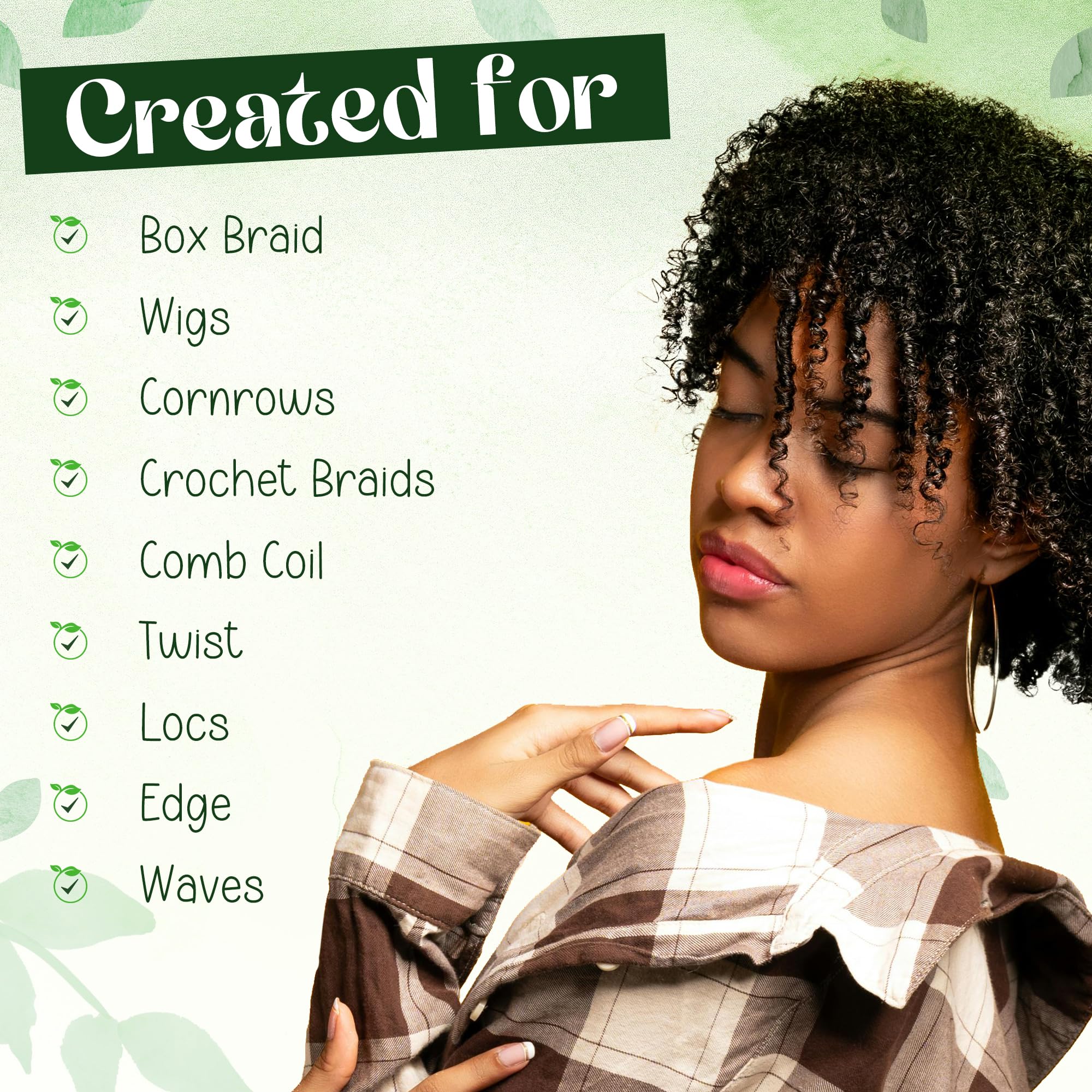 KAGA Neatbraid gel provides long-lasting hold with edge control on the hair