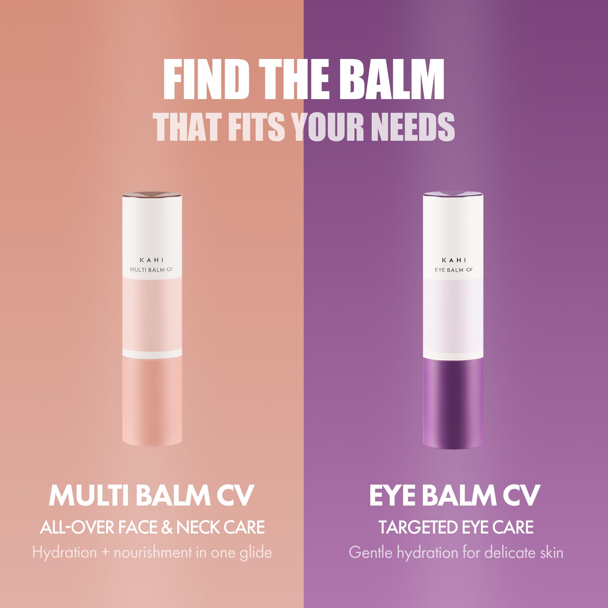 KAHI Multi Balm CV Refill fast absorbing formula delivers instant comfort.