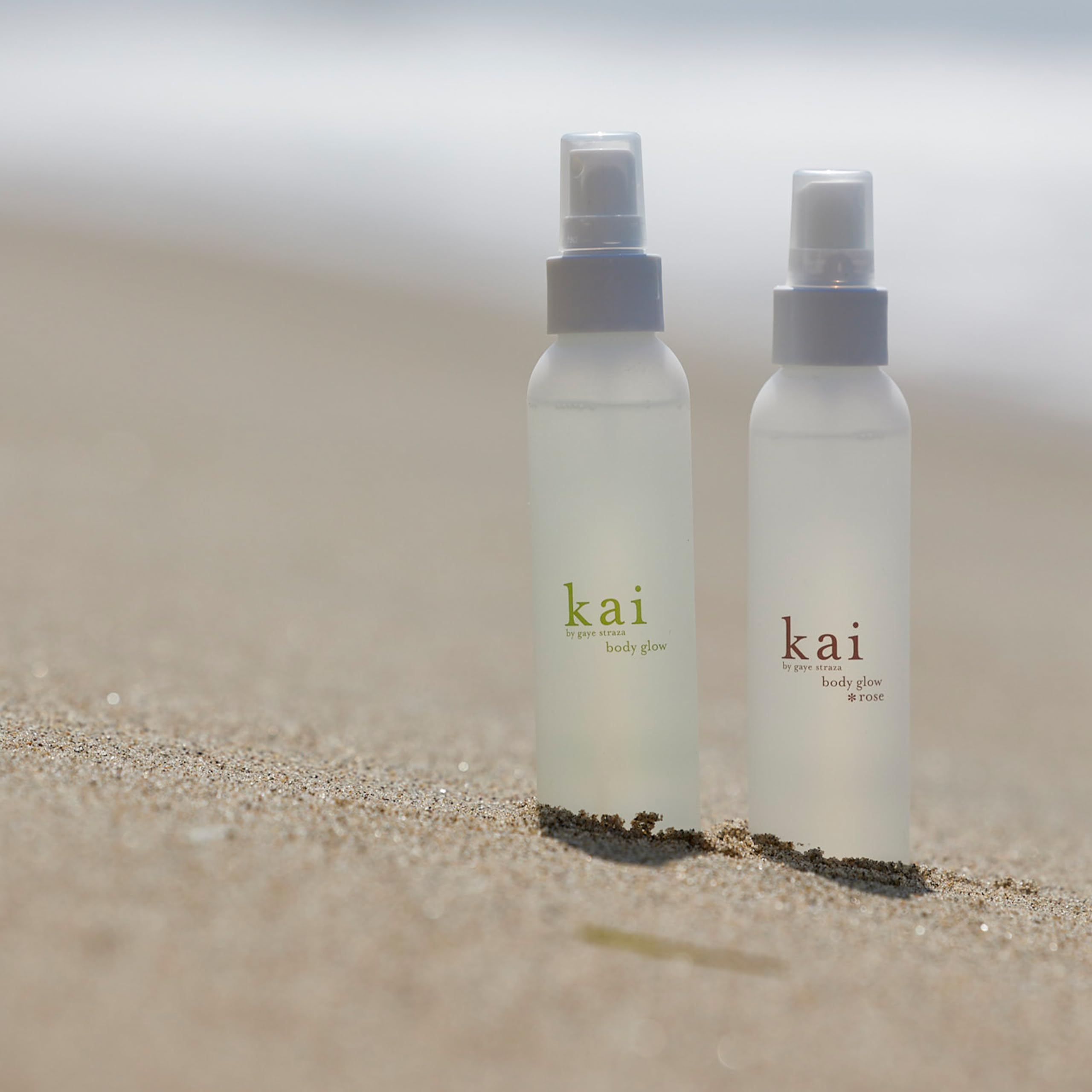 Kai Body Glow Rose fragrance layering suggests a fresh, rose-scented finish.