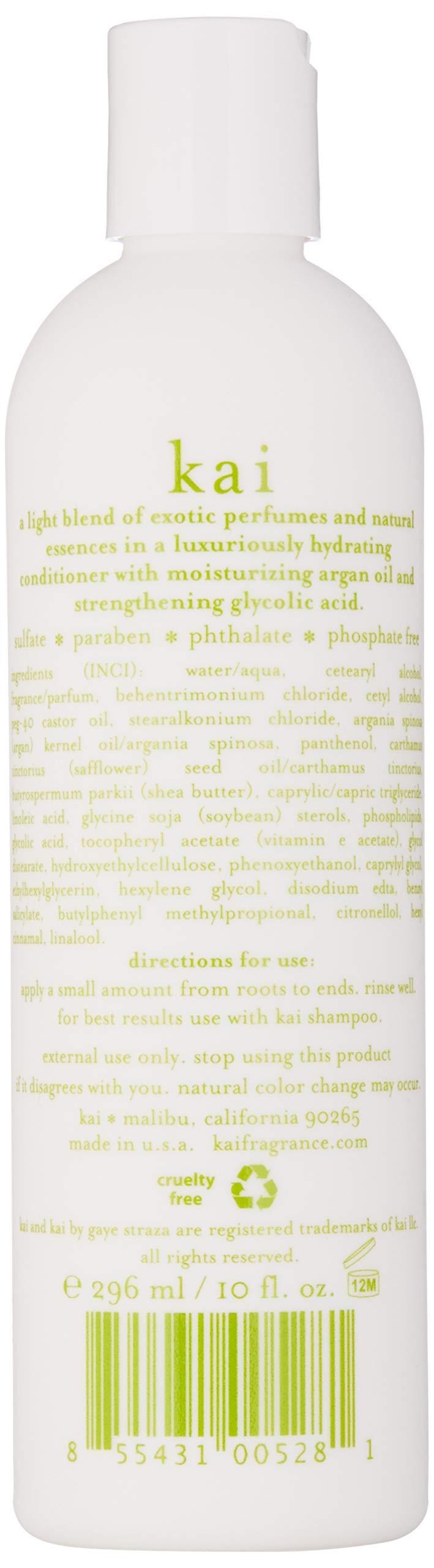 Kai conditioner close-up shows creamy formula for soft, manageable hair.
