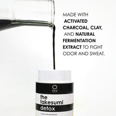 Activated charcoal ingredient in Kaia Naturals Takesumi Detox Sakura Blossom deodorant