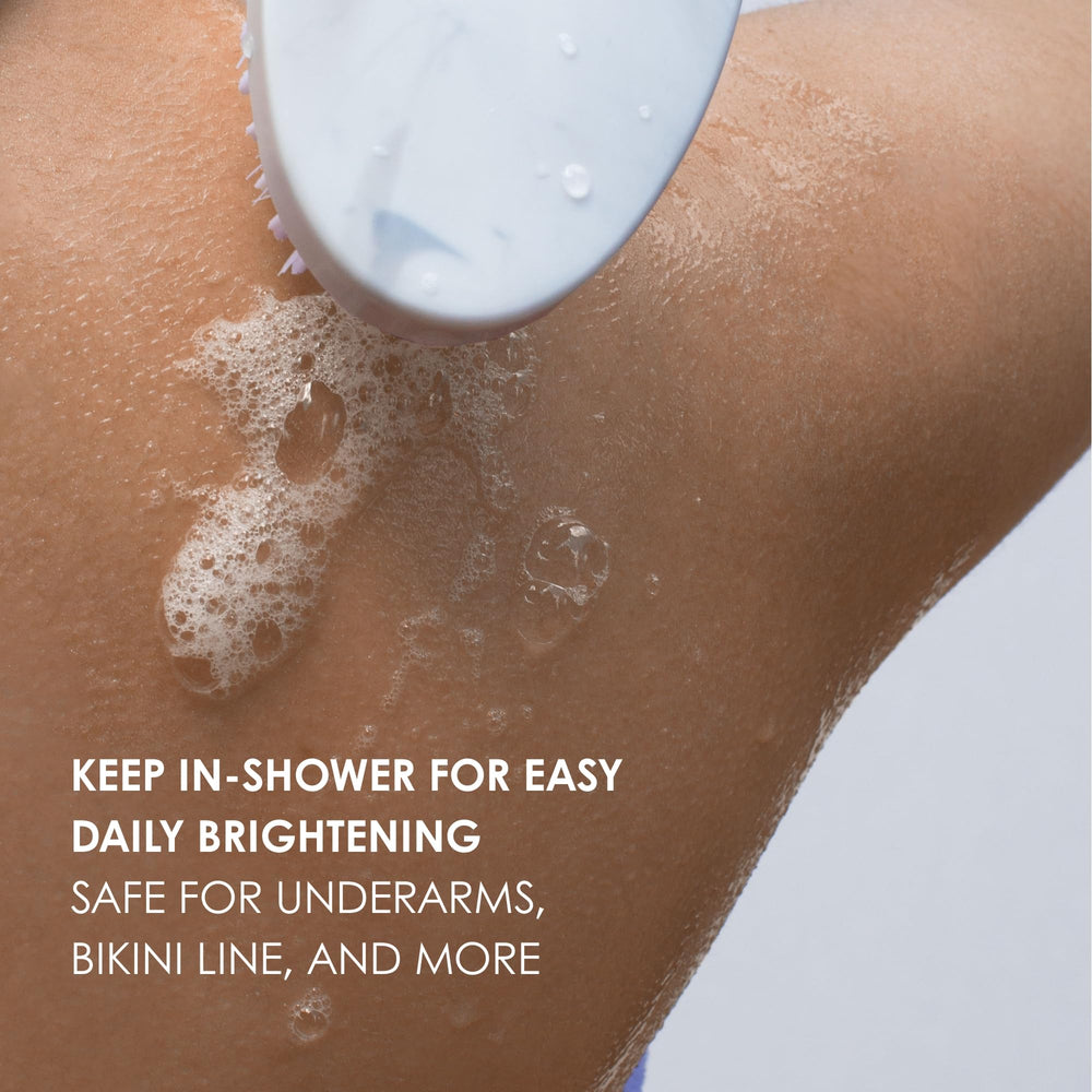 Inner thigh area treated with Kaia Naturals Takesumi Kojic Bar for even tone
