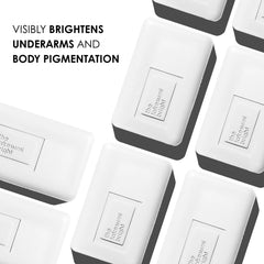Underarm application of Kaia Naturals Takesumi Kojic Bar for targeted brightening