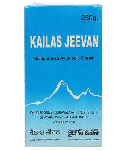 Kailas Jeevan Angiehaie 230g saver pack for multipurpose Ayurvedic care of minor bruises and cracked heels