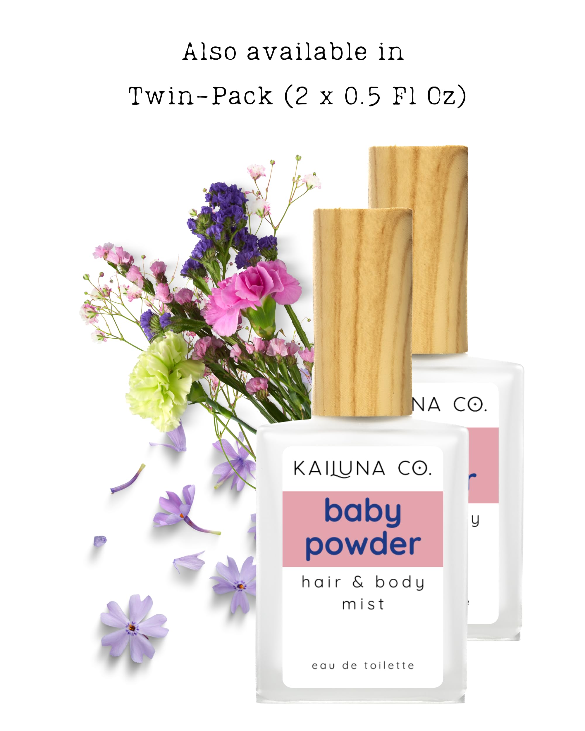 Kailuna Co Baby Powder Mist alcohol-free formula for light wear