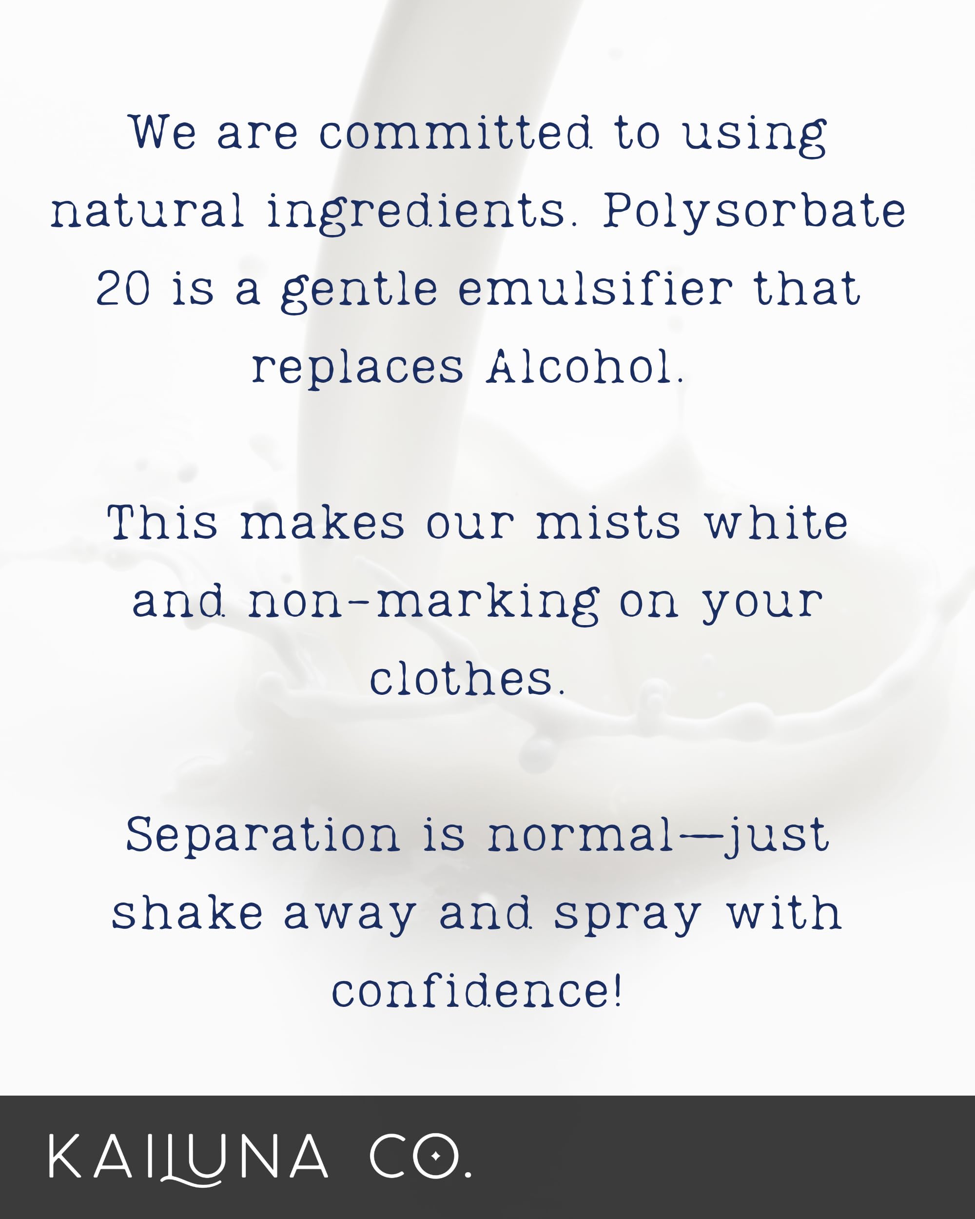 Kailuna Co. Santal mist handmade in California in small batches