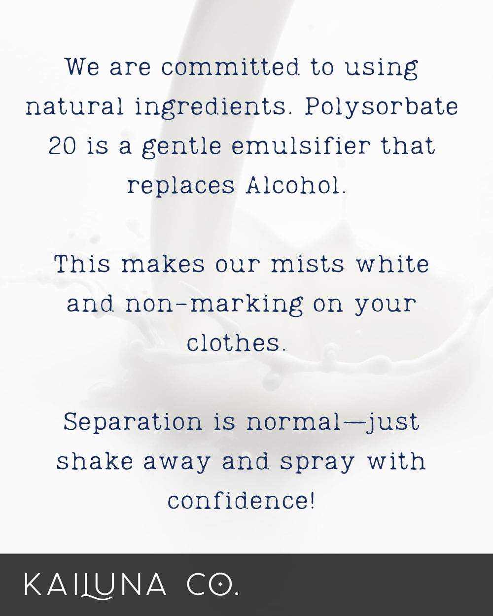 Kailuna Co. Santal mist handmade in California in small batches