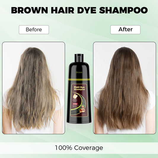 KAISASA 3-in-1 color shampoo cleanses, colors, and conditions in one step.