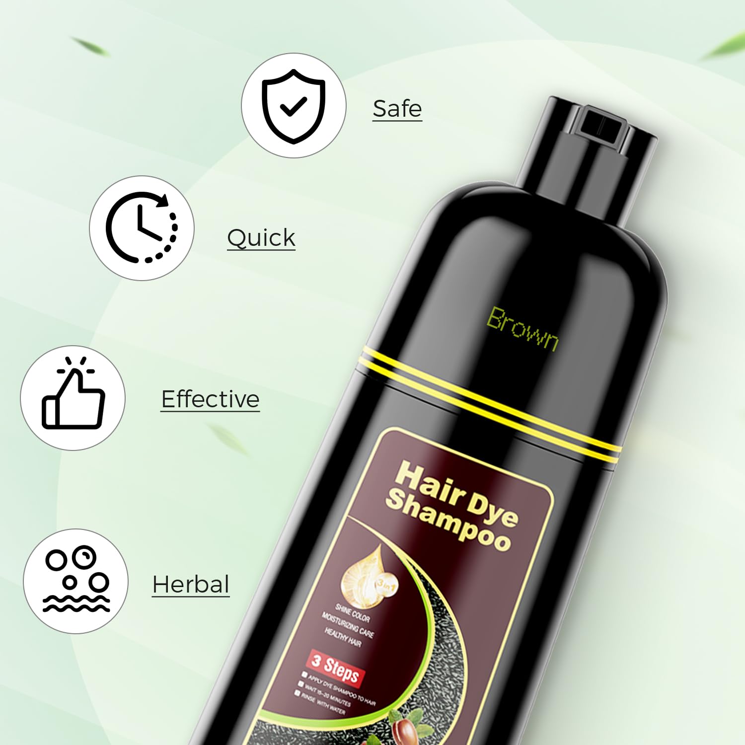 KAISASA shampoo suits both women and men seeking convenient color maintenance.
