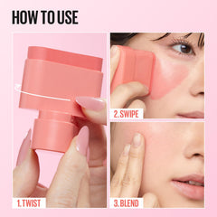 KAJA Dewy Bar Vitamin-Hyaluronic Acid infusion detail.