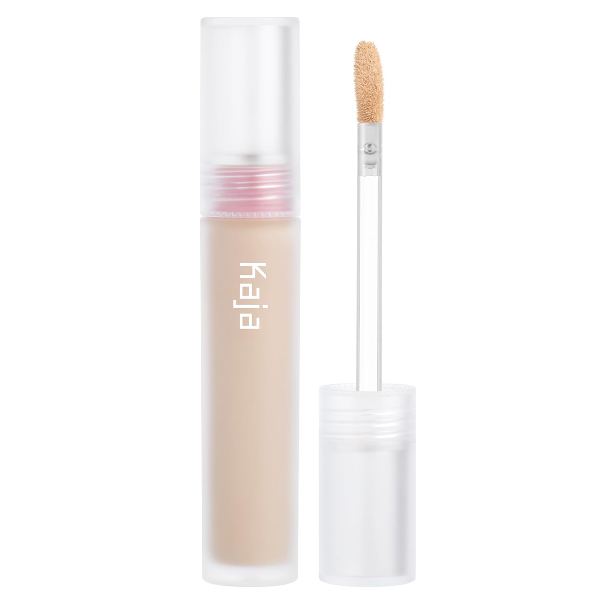 KAJA Don't Settle Concealer 04 Waffles bottle with lightweight texture