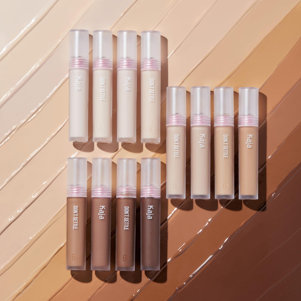 KAJA Don't Settle Concealer 04 Waffles displayed for long-lasting wear