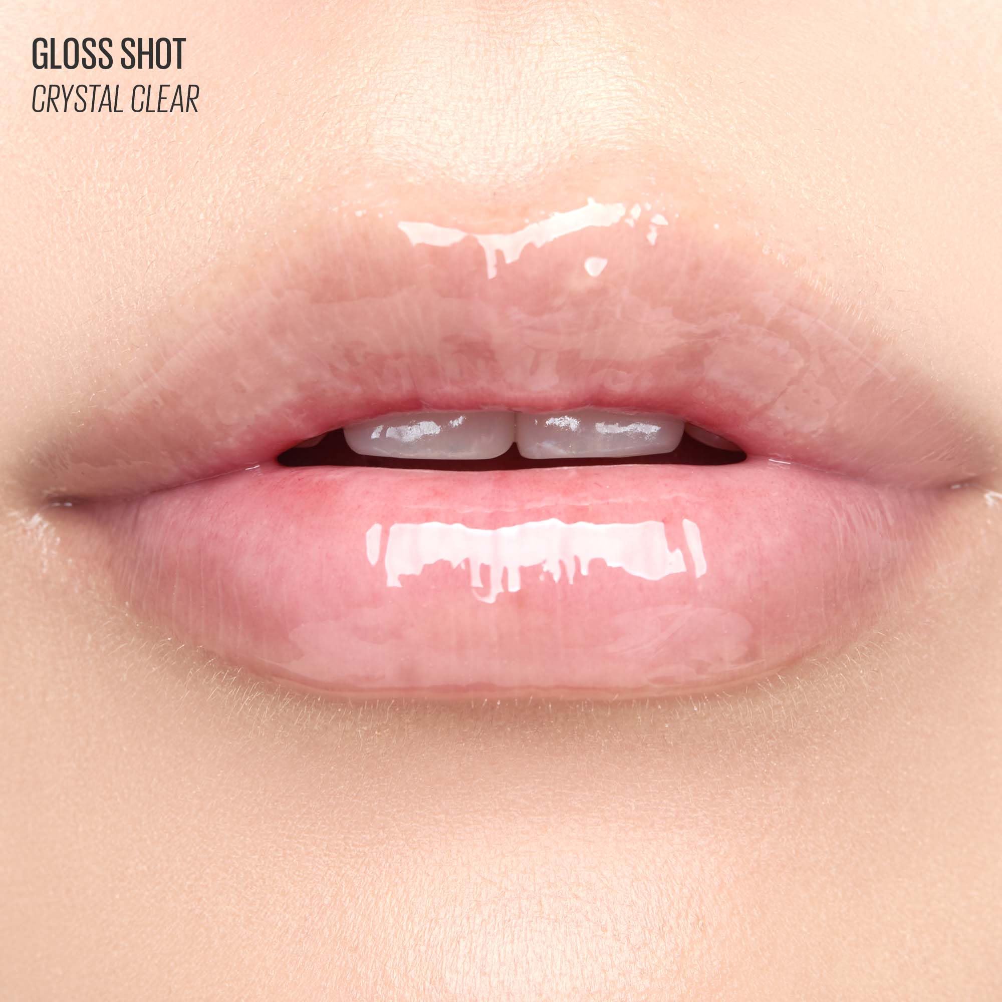 Kaja Gloss Shot 01 wand application demonstrates smooth non-sticky gloss