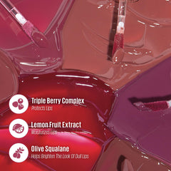 Kaja Jelly Charm Berry Colada with glossy, hydrated finish visible