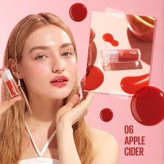 Kaja Juicy Glass Apple Cider cap with heart stone adds playful K-beauty charm