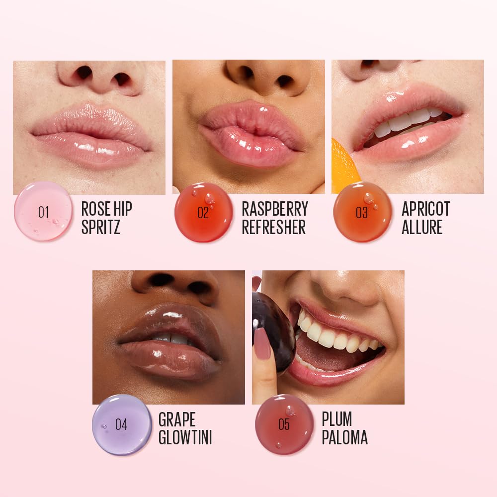 Kaja Juicy Glass Lip Oil ingredients highlight fruit extracts