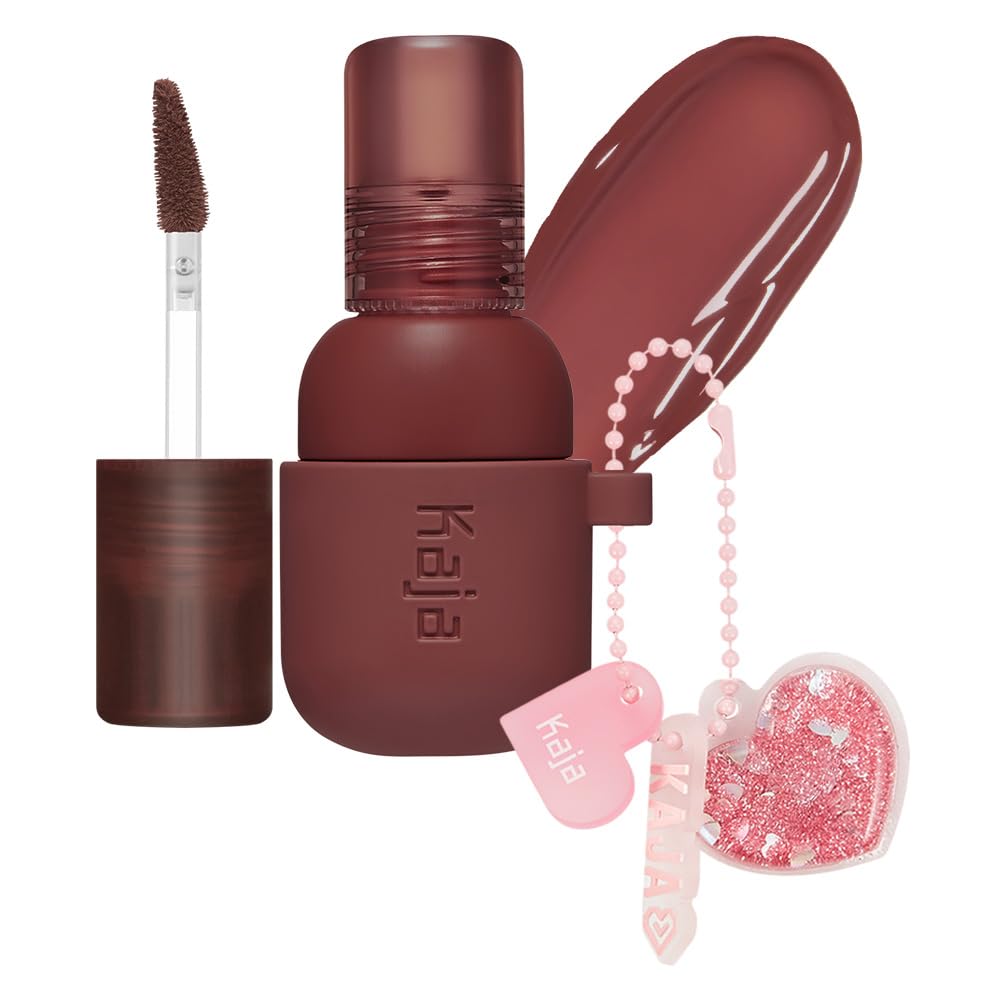 Kaja Jelly Charm 06 Mocha Glaze packaging with built-in keychain for on-the-go color.