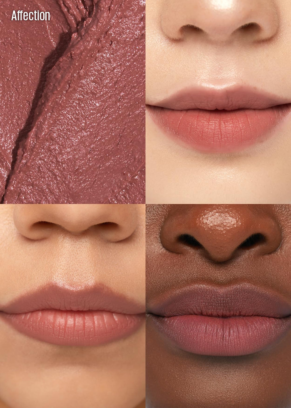 KAJA Love Blur Lip Balm Affection avocado oil close-up on skin