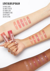 KAJA Love Blur Lip Balm Affection blurred lips close-up