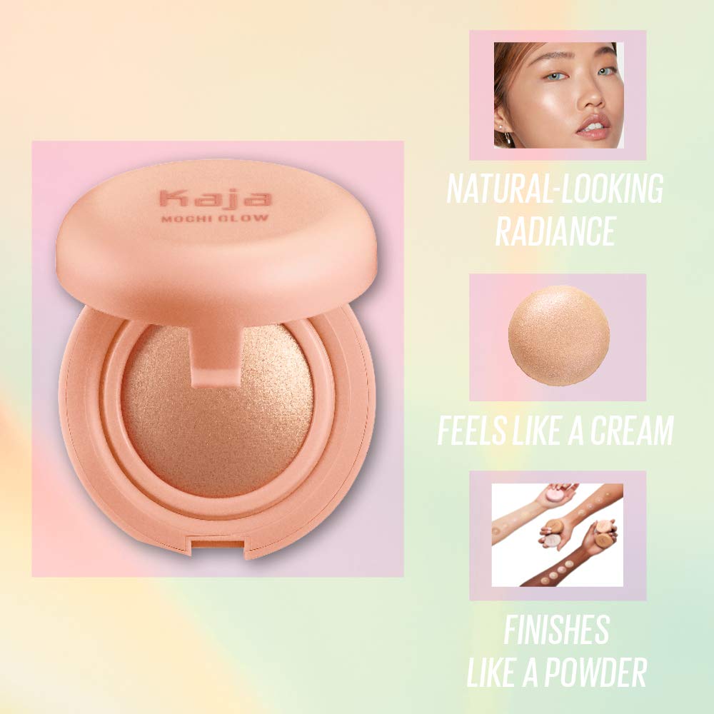 Kaja Mochi Glow 03 Luna texture swirl delivers a cream-to-powder finish.