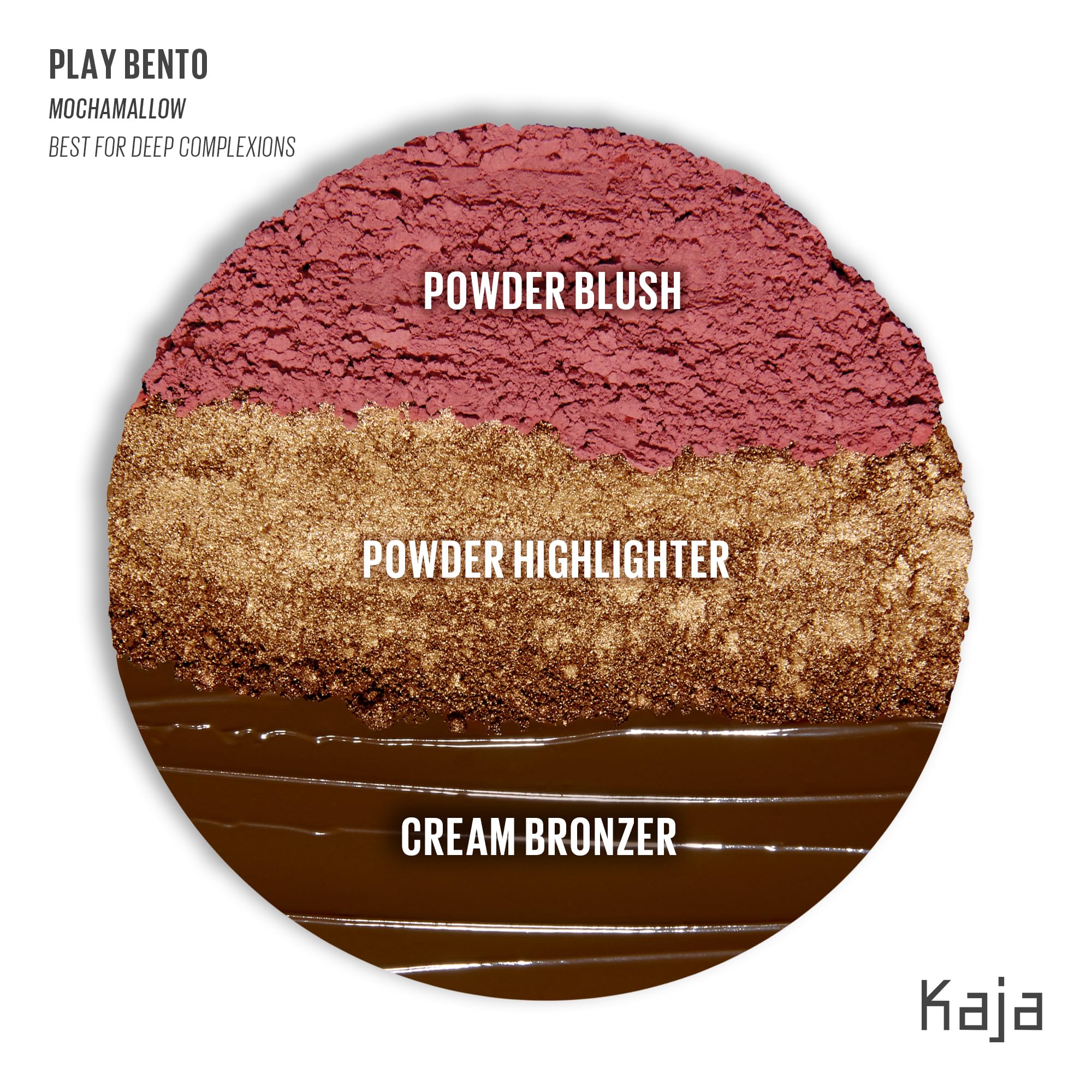 KAJA Play Bento Mochamallow mango seed butter nourishes lightweight formula.