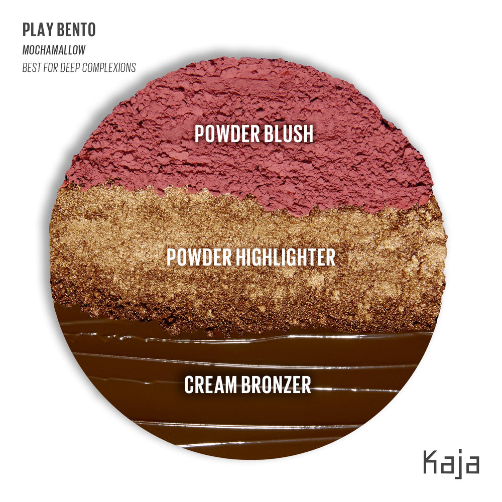 KAJA Play Bento Mochamallow mango seed butter nourishes lightweight formula.