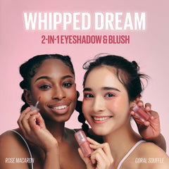 Kaja Rose Macaron swatches on cheek show buildable color and natural glow