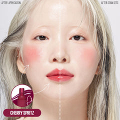 Kaja triple berry complex enhances color depth with a healthy glow.