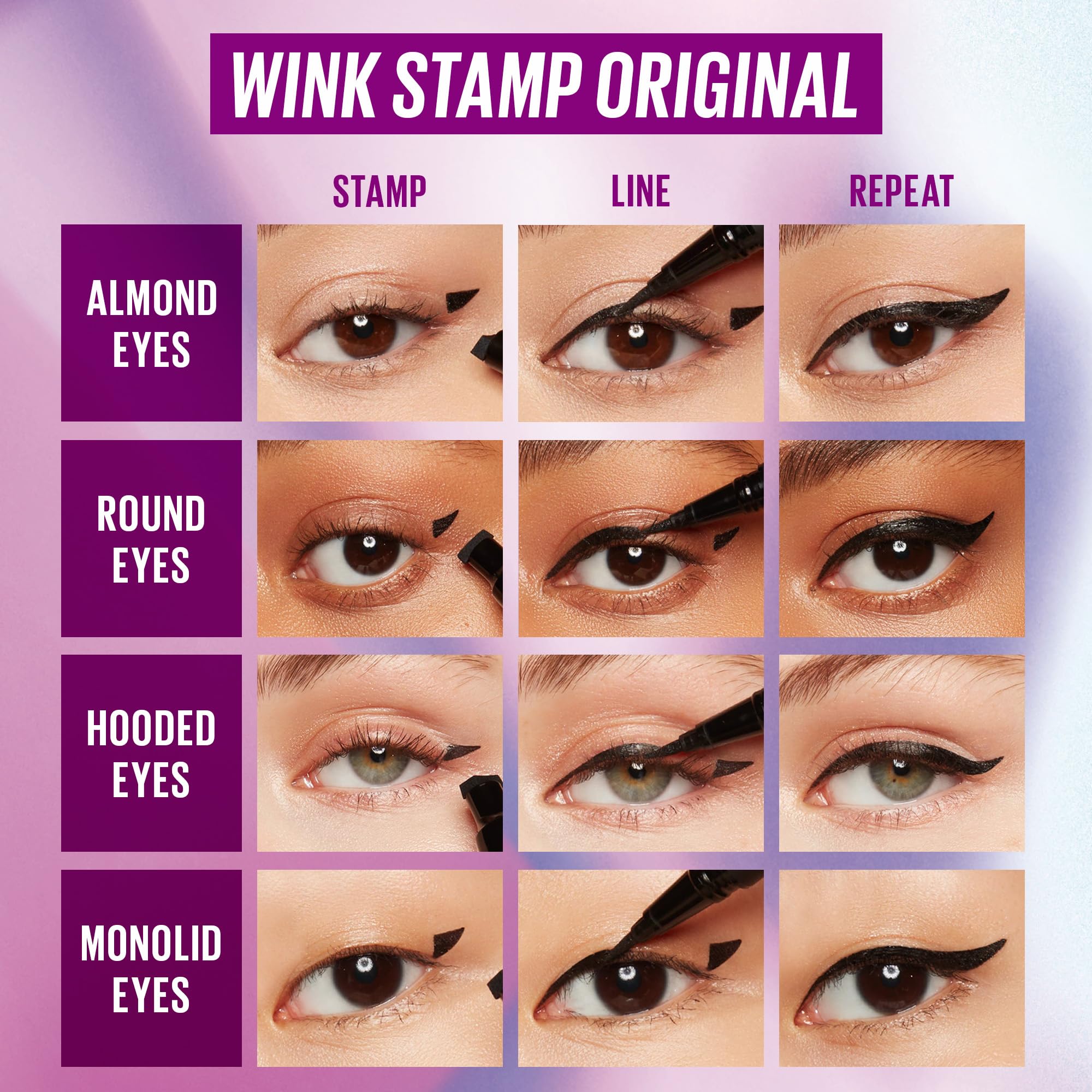 KAJA ultra-black pigment delivers intense color in a single stroke.