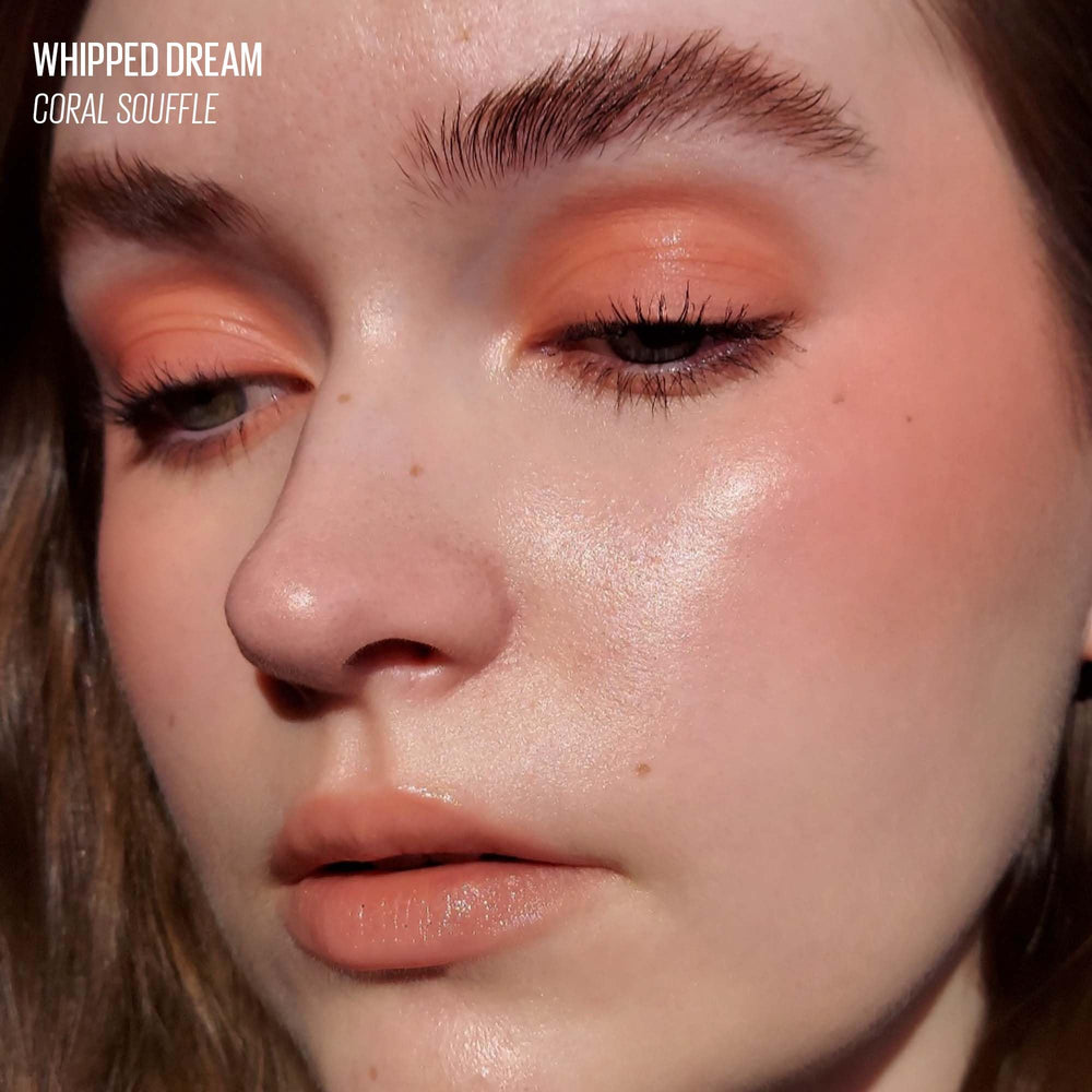 KAJA Whipped Dream eyelid swatch reveals soft, buildable color.