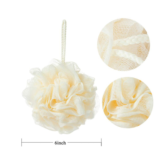 KAKOOI green bath sponge loofah for gentle cleansing and exfoliation.