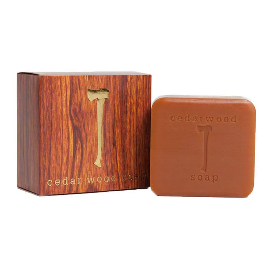 Kalastyle Cedar Wood Soap 2-pack bar side, cedar scent and skin-friendly cleansing