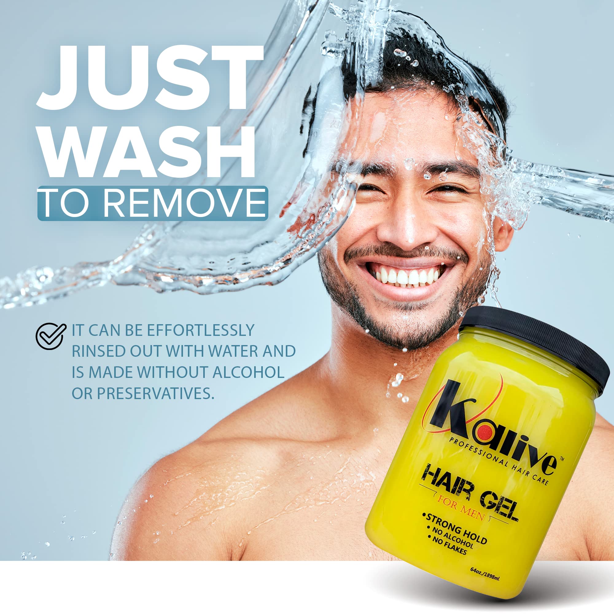 KALIVE 2 STYLE refreshing scent enhances daily grooming.