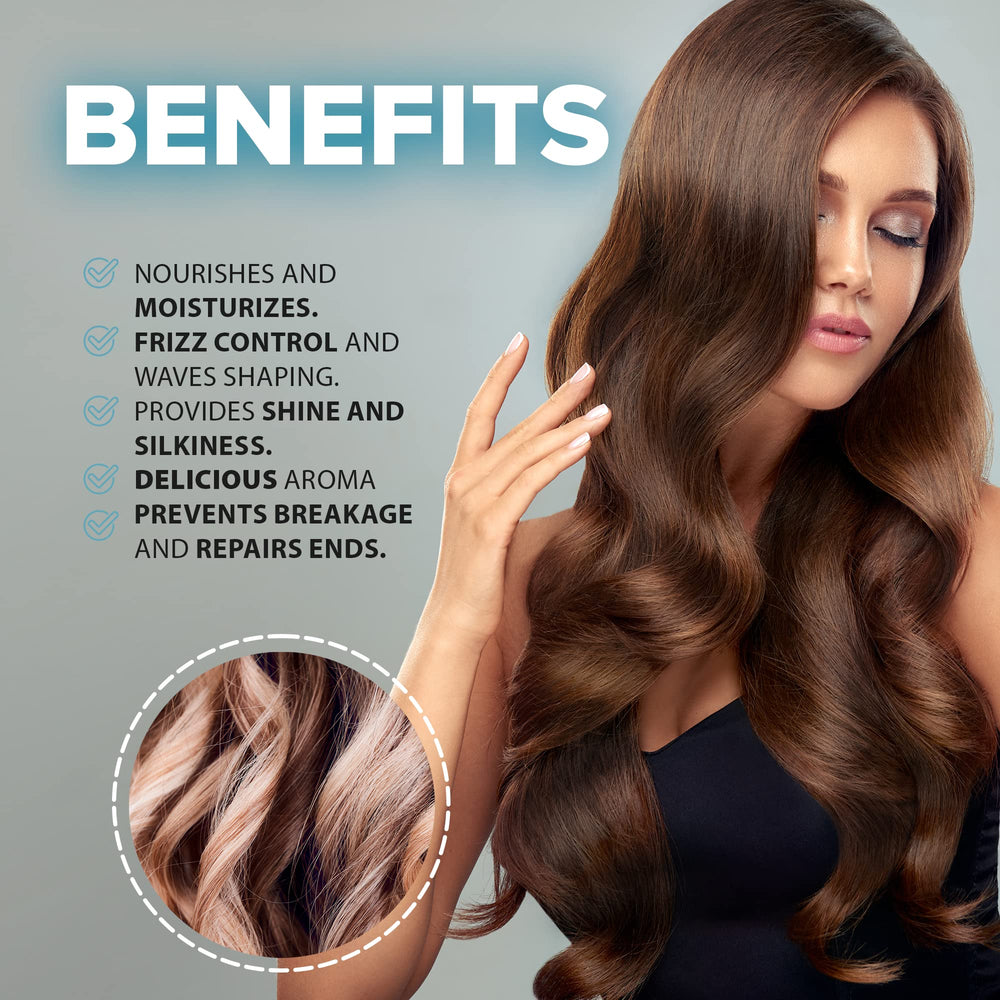 Close-up of keratin, collagen, and wheat germ ingredients in Kalive Hair Mask.