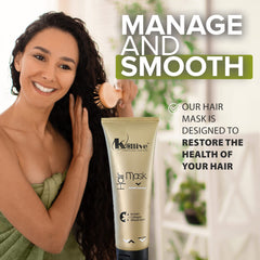 Salon-like shine impression after using Kalive Hair Mask.