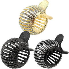KALLORY girls and women enjoy secure, shimmering clip for everyday use.