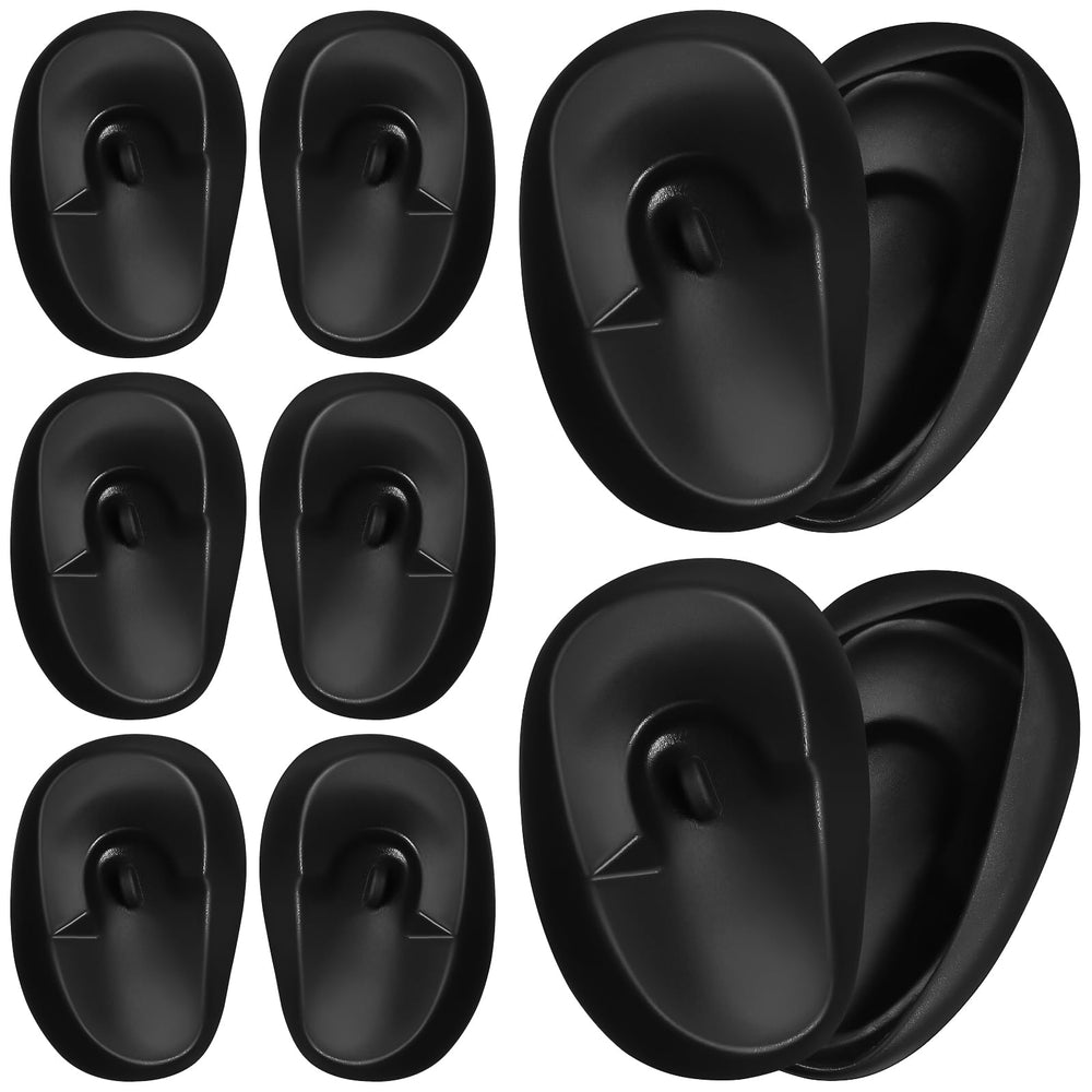 KALLORY ear heat protector cover fits over the ear during dyeing.