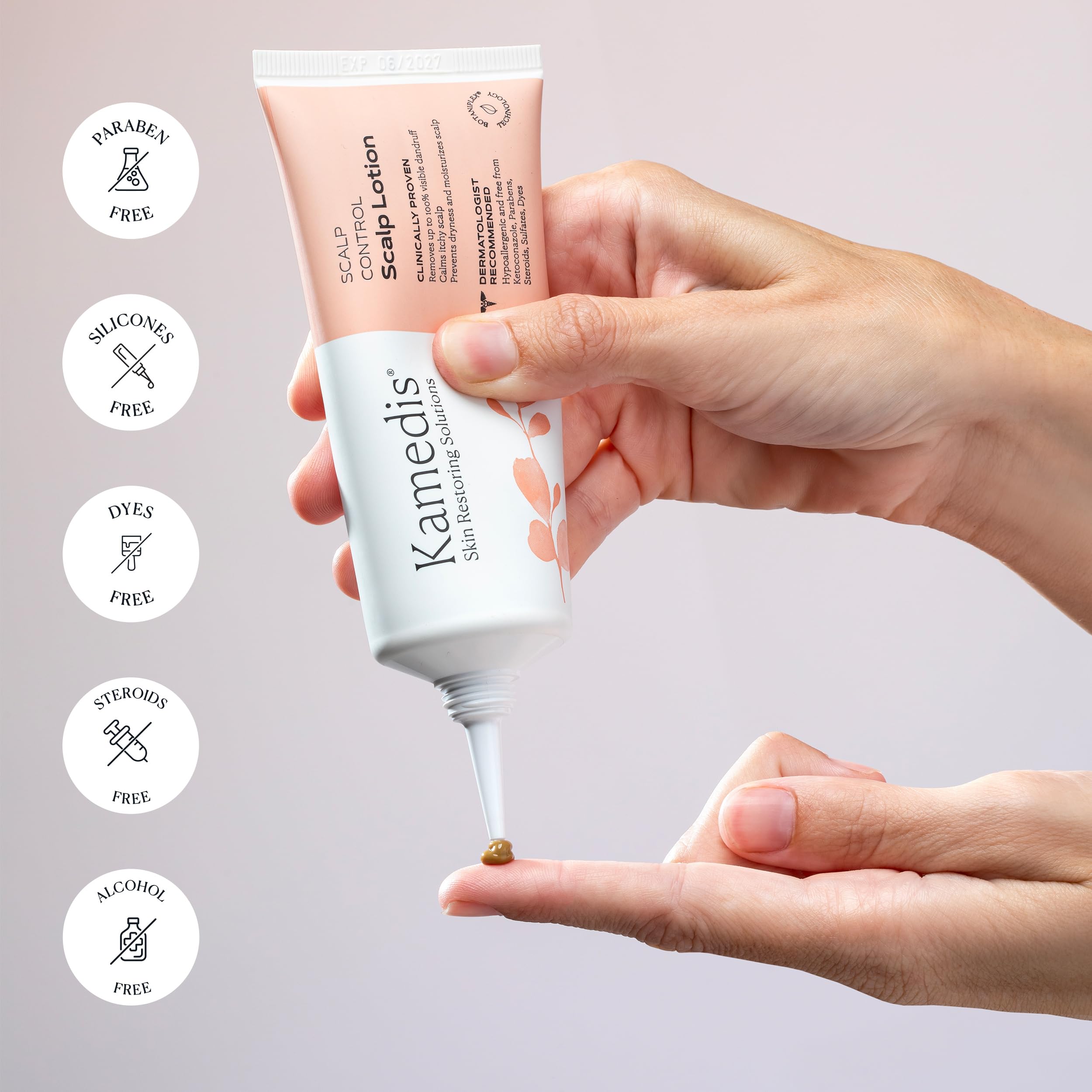 KAMEDIS Key-ingredients Mineral-oil Shea-butter support barrier-rich moisture.
