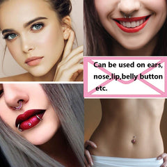 Kamija painless process for quick ear piercing at home.