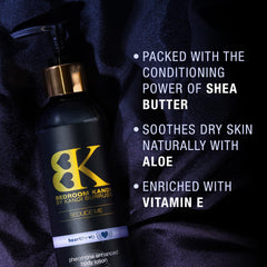 Ingredients panel highlights olive oil for nourishing skin.
