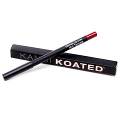 Kandi Koated Edge Lip Liner demonstrates long-wear and water-resistant performance.