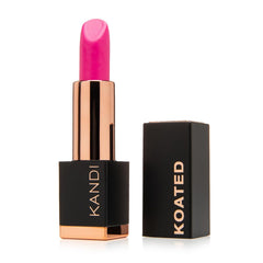 Kandi Koated Suede Matte Lipstick Hottie with a secure magnetic cap for travel