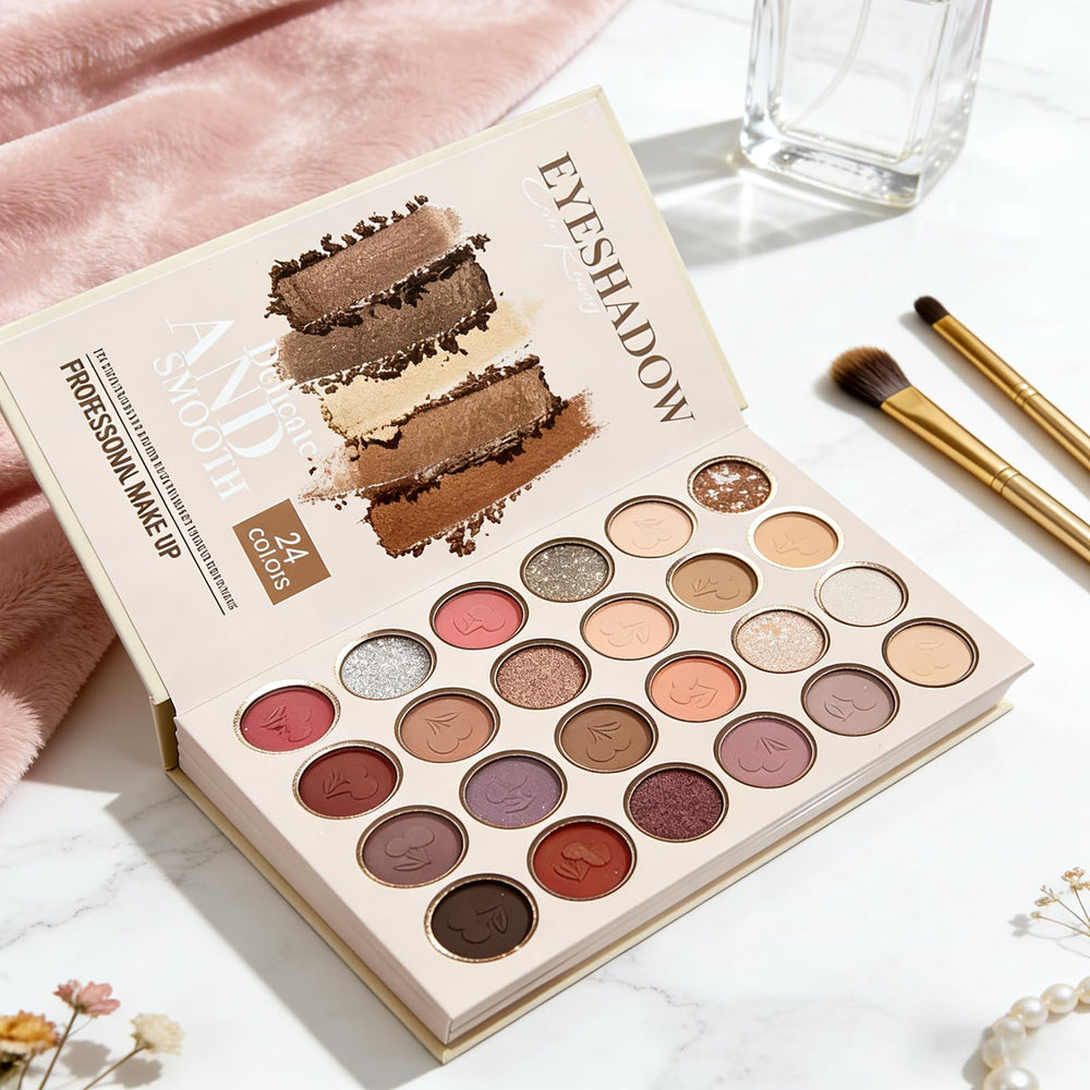 K'APEINE 67-Colors Palette blush pan adds warm flush and healthy glow.