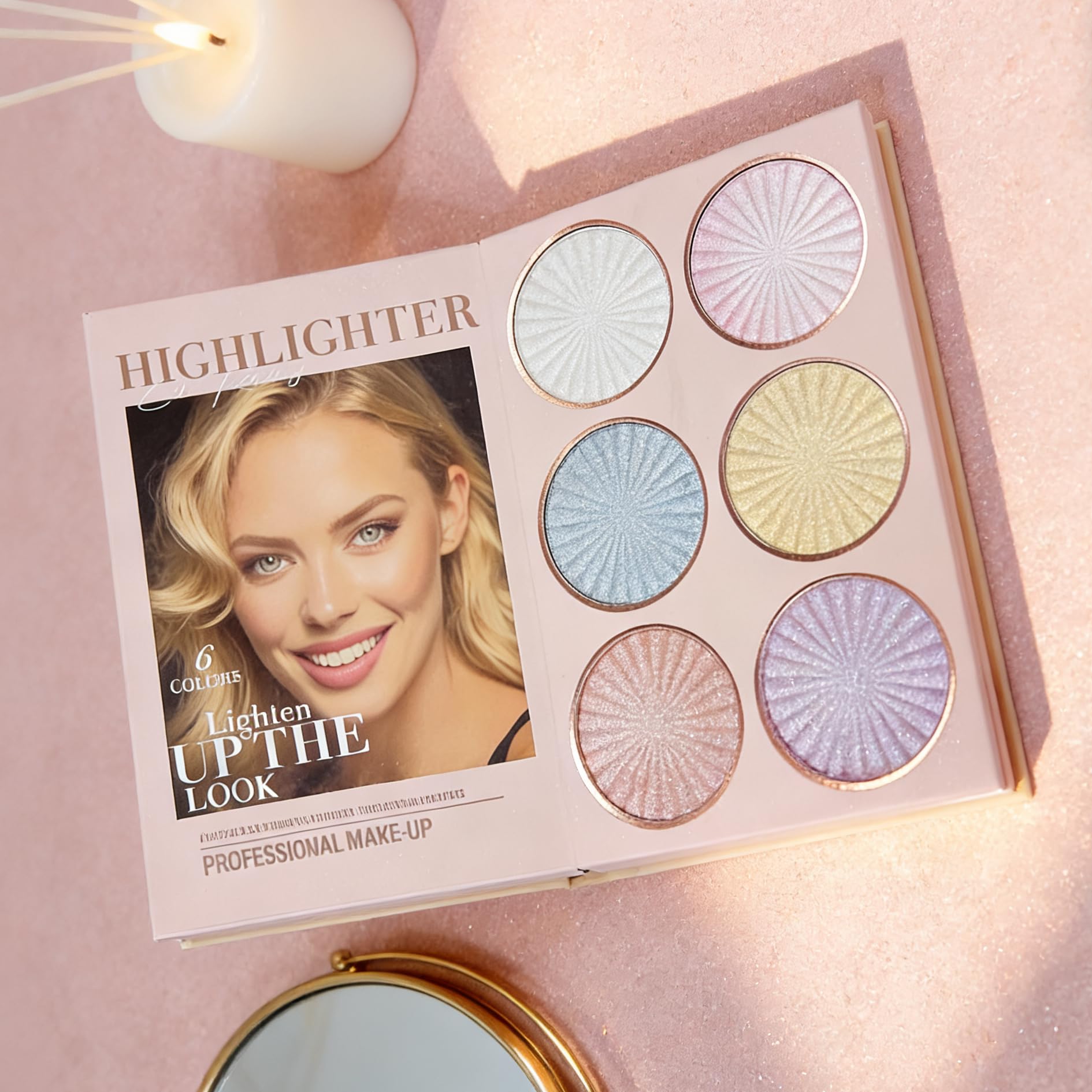 K'APEINE 67-Colors Palette on-the-go setup supports fast touch-ups anywhere.