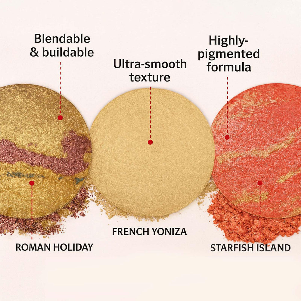 K'APEINE All in One Baked Palette close-up demonstrates blendable texture and smooth finish