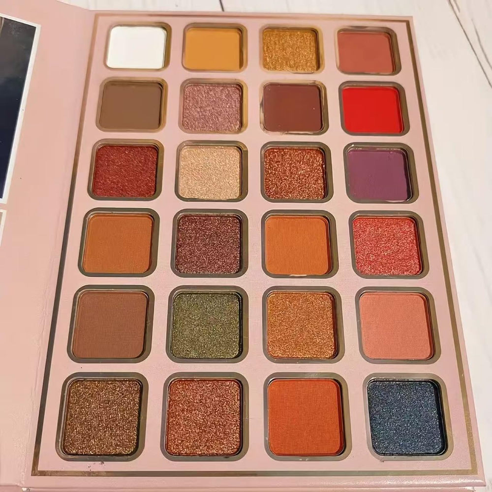 K'APEINE eyeshadow colors displayed for day-to-night looks